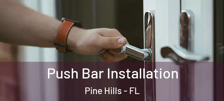  Push Bar Installation Pine Hills - FL