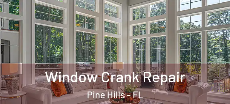  Window Crank Repair Pine Hills - FL