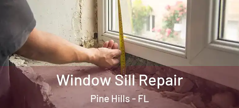 Window Sill Repair Pine Hills - FL